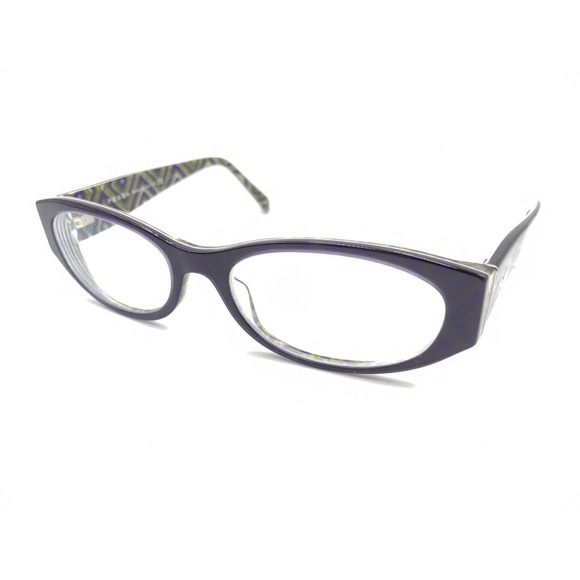 Prada VPR 03P MAT-1O1 Purple Oval Eyeglasses Frames 53-17 140 Italy Designer - Picture 8 of 12